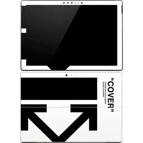 Black and White Arrows Surface Pro 4 Skin